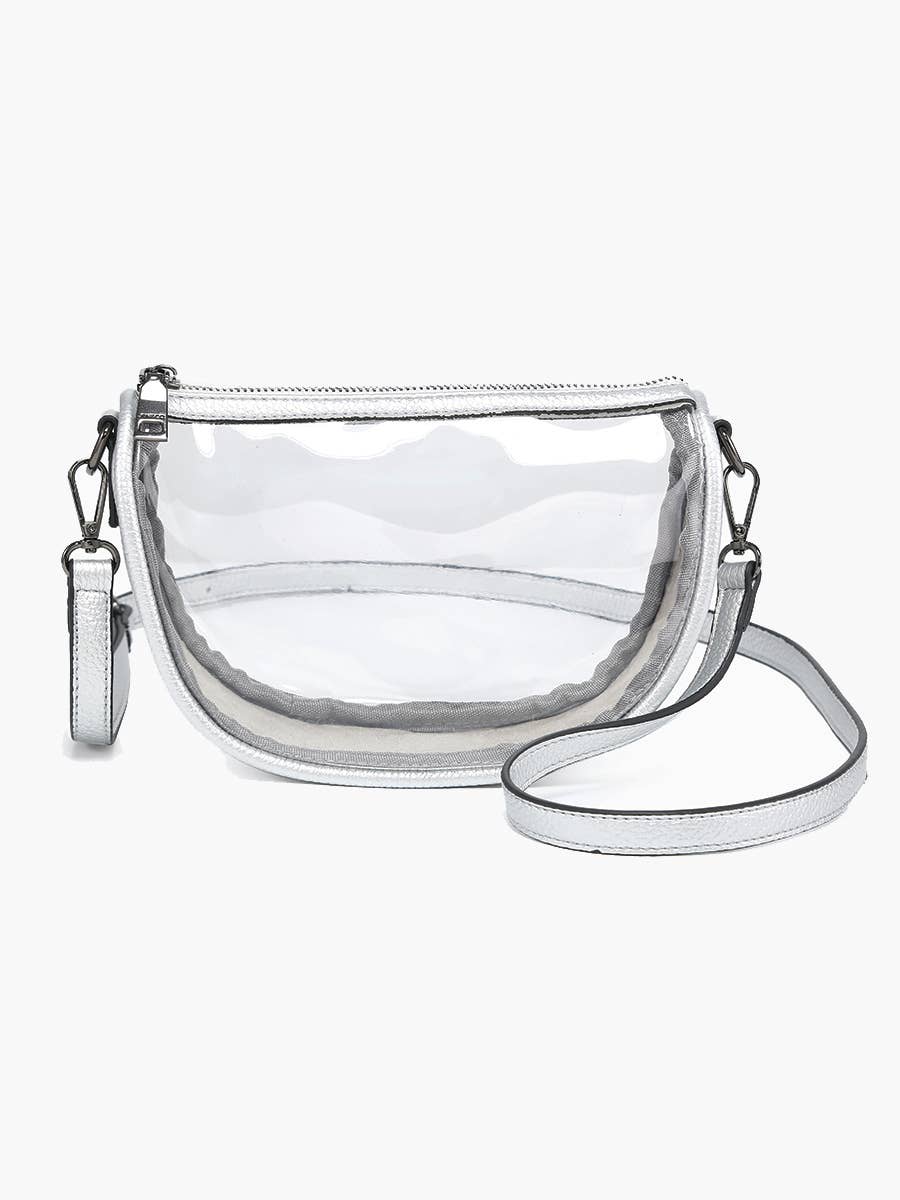Peyton Stadium Clear Crossbody Bag