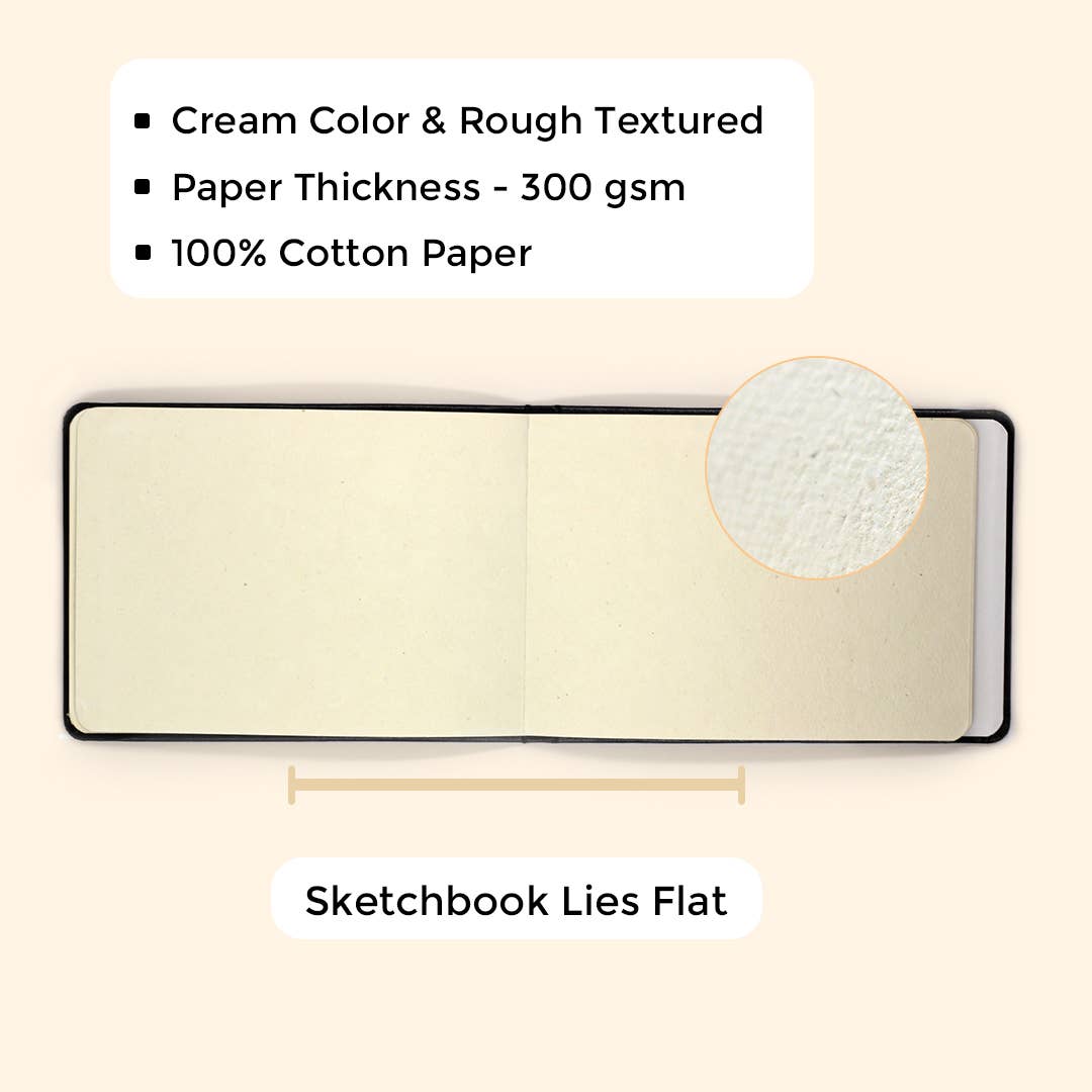 Viviva Sketchbook Handmade A6 Cotton Paper