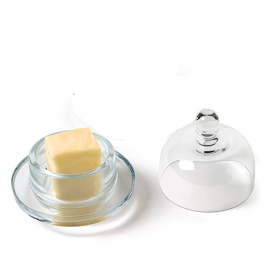 Round Butterdish with Dome