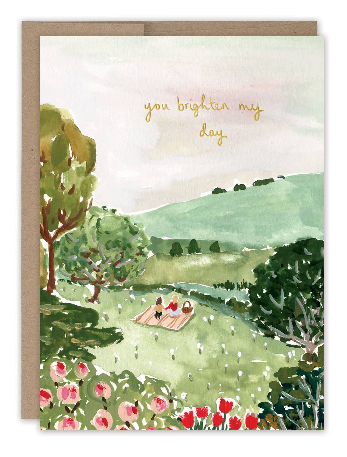 You Brighten My Day Friendship Card