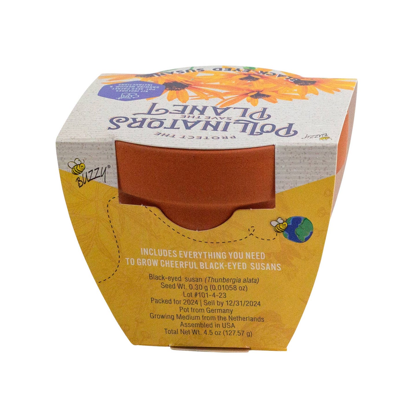 Black-Eyed Susan Protect the Pollinators Growing Kit