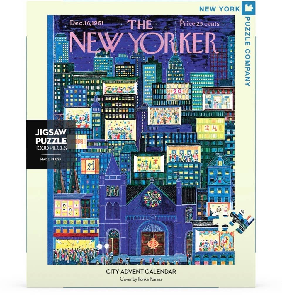 City Advent Calendar - 1000 Piece Jigsaw Puzzle