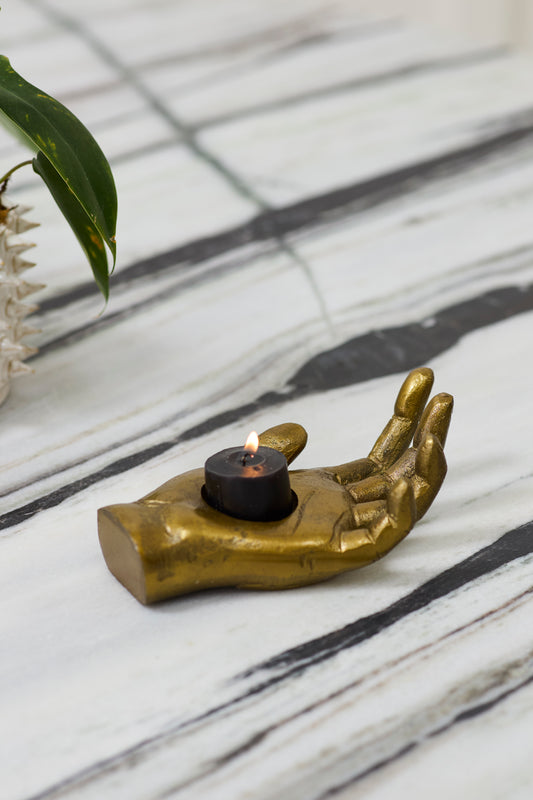 Open Hand Candleholder