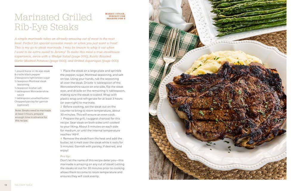 The Cozy Table: 100 Recipes for One, Two, or a Few