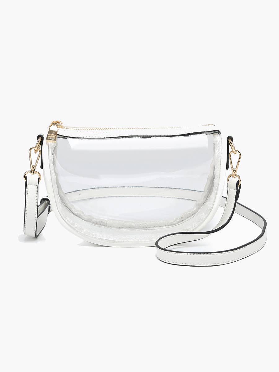 Peyton Stadium Clear Crossbody Bag
