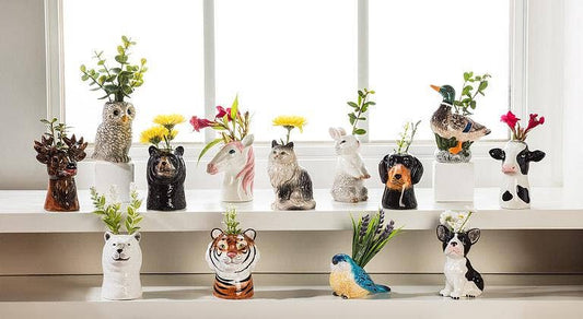 Wildlife Bud Vase