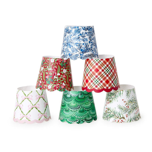 Holiday Paper Lamp Shade Cover
