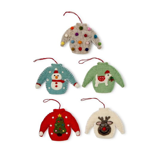 Felt Sweater Ornament