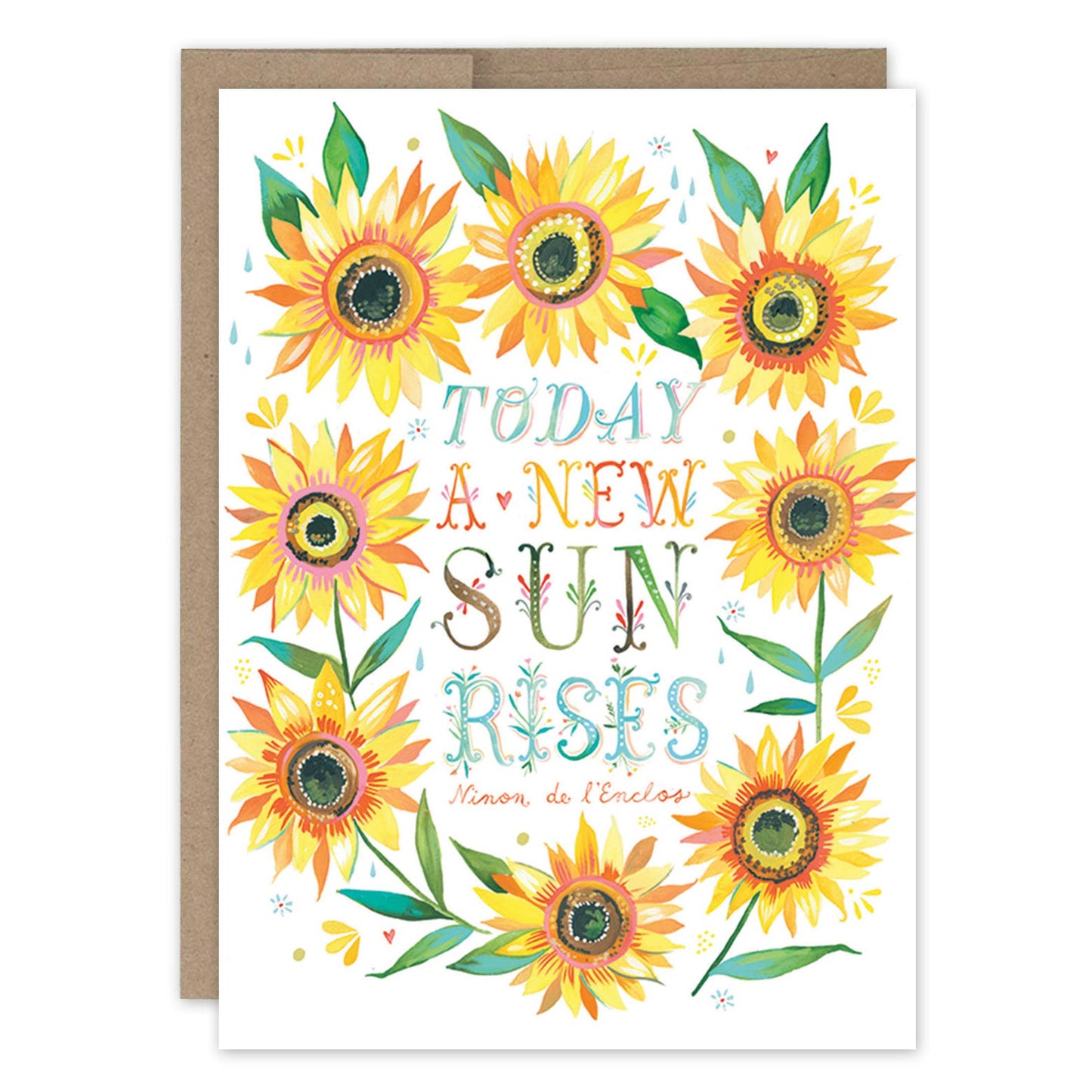Today a New Sun Rises Encouragement Card