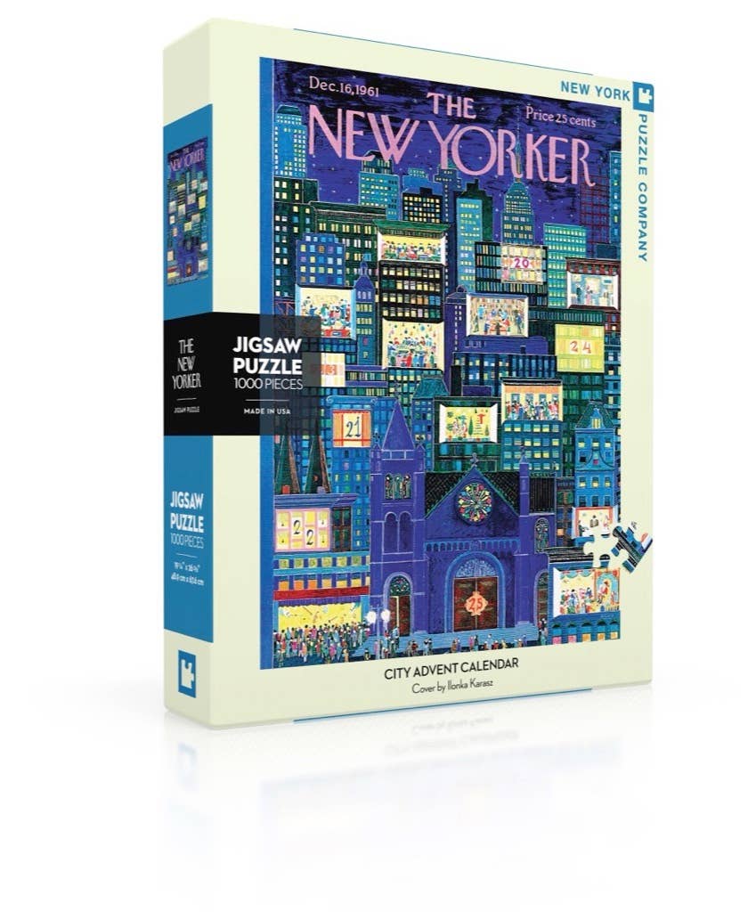 City Advent Calendar - 1000 Piece Jigsaw Puzzle
