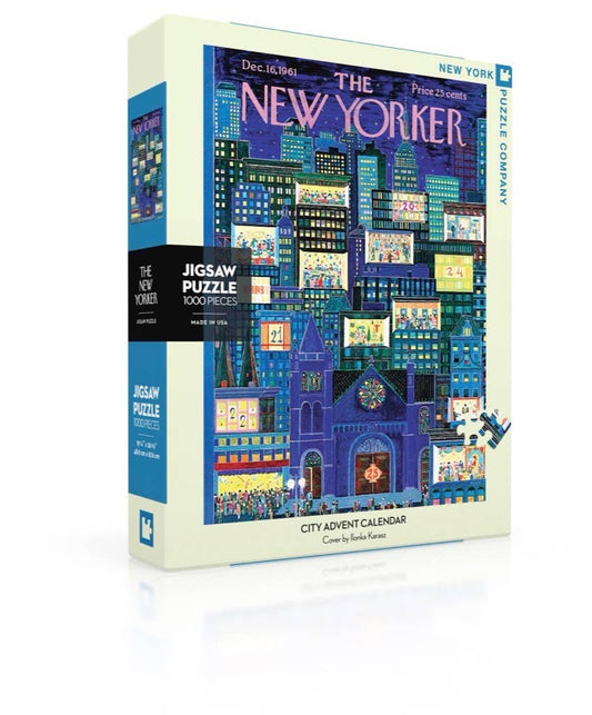 City Advent Calendar - 1000 Piece Jigsaw Puzzle