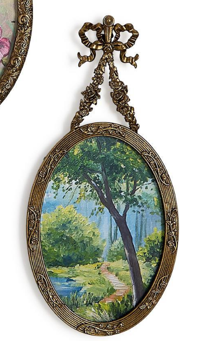 Heirloom Antique Bow and Flower Hanging Frames