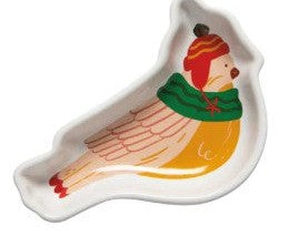 Holiday Bird Trinket Dishes