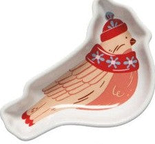 Holiday Bird Trinket Dishes