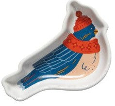 Holiday Bird Trinket Dishes