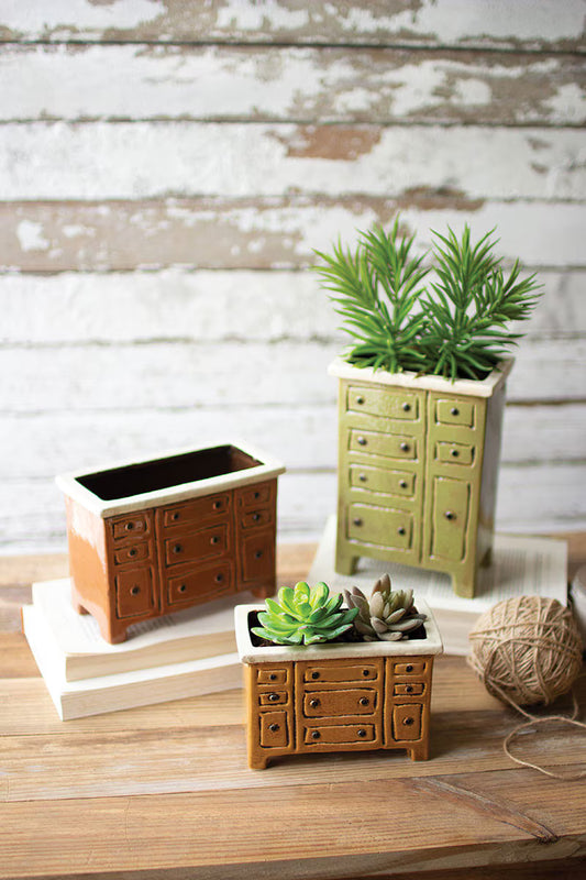 Ceramic Chest of Drawers, 3 Sizes