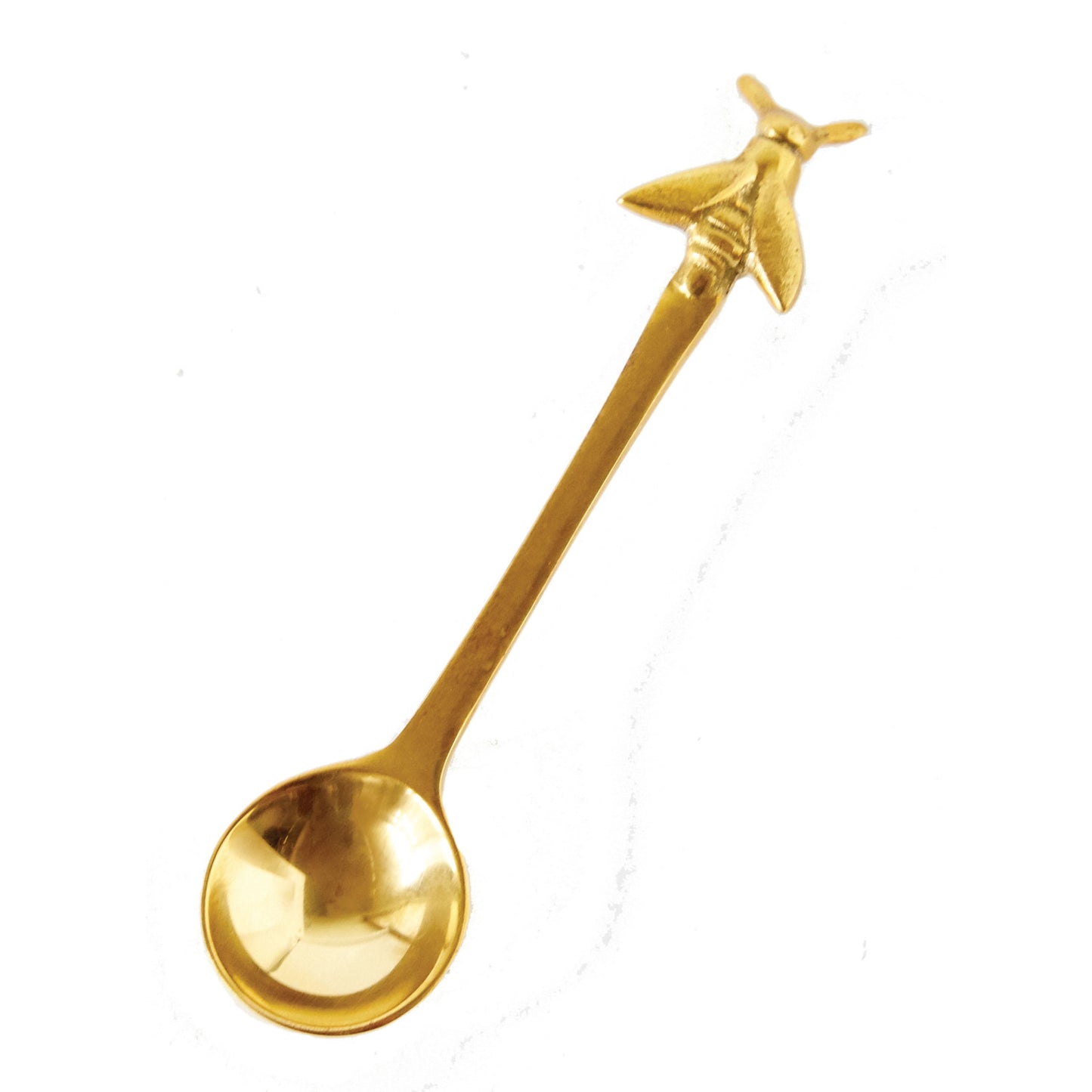 Gold Bee Honey Spoon