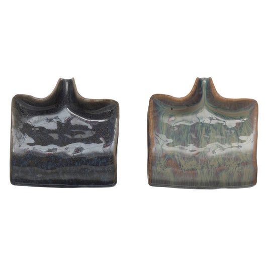 Stoneware Sponge Holder & Soap Dish