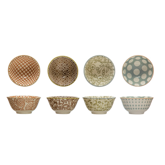 Round Stoneware Pinch Pot