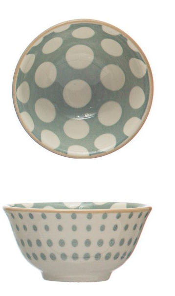 Round Stoneware Pinch Pot