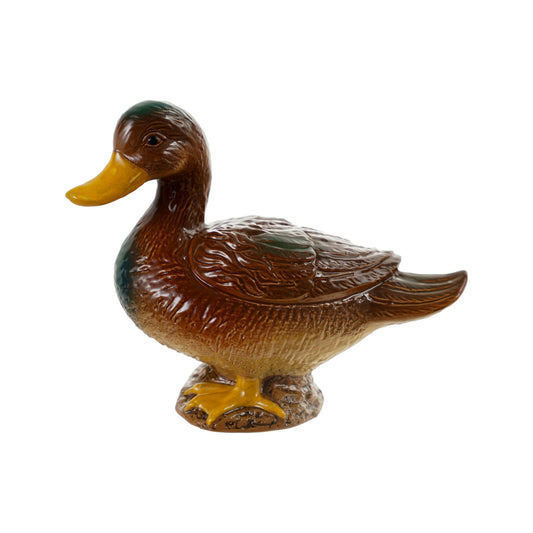 Hand-Painted Stoneware Mallard, Brown (Each Will Vary)