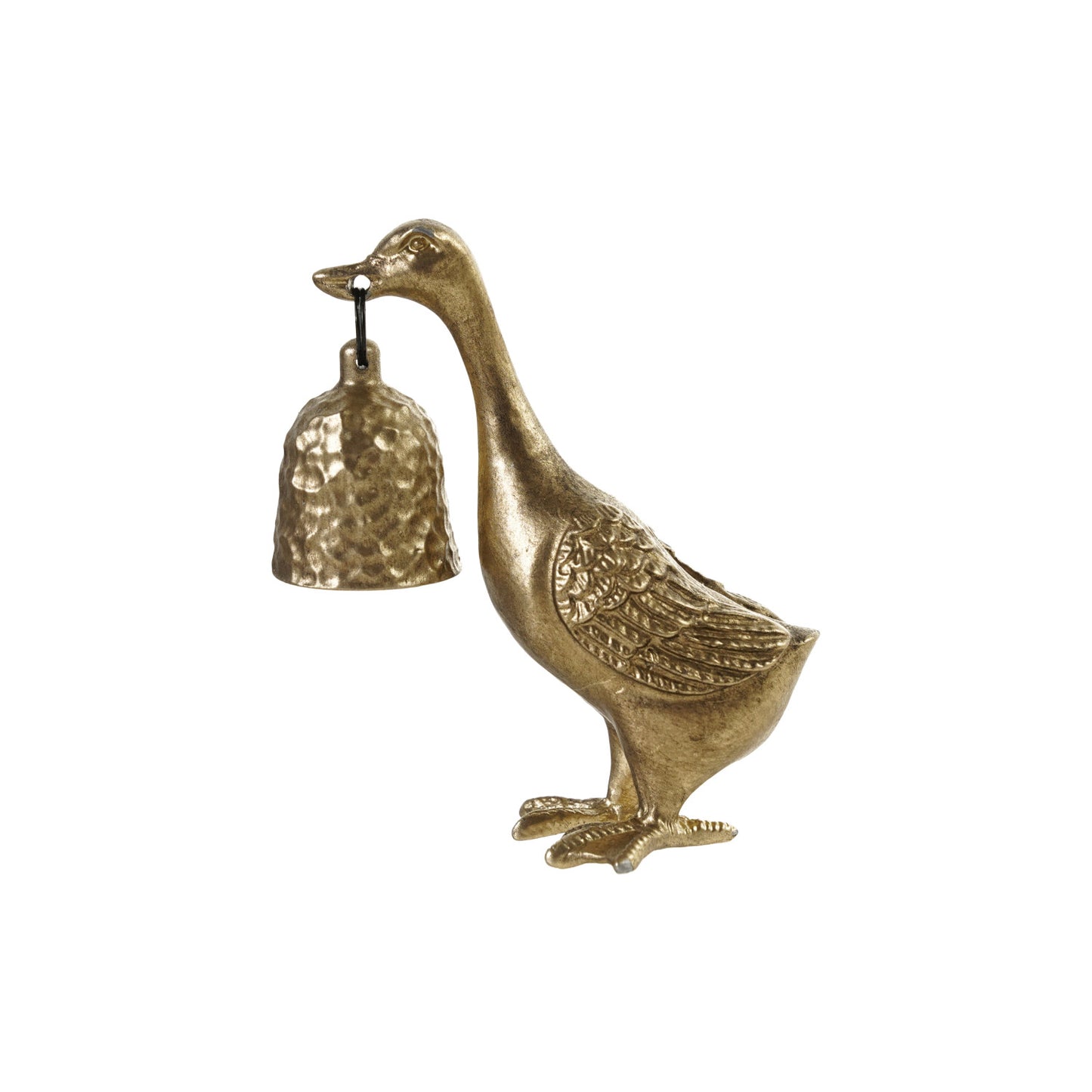 Antique Gold Pewter Duck Candle Snuffer