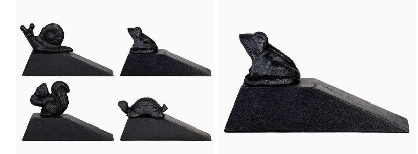 Cast Iron Animal Door Stop, Various