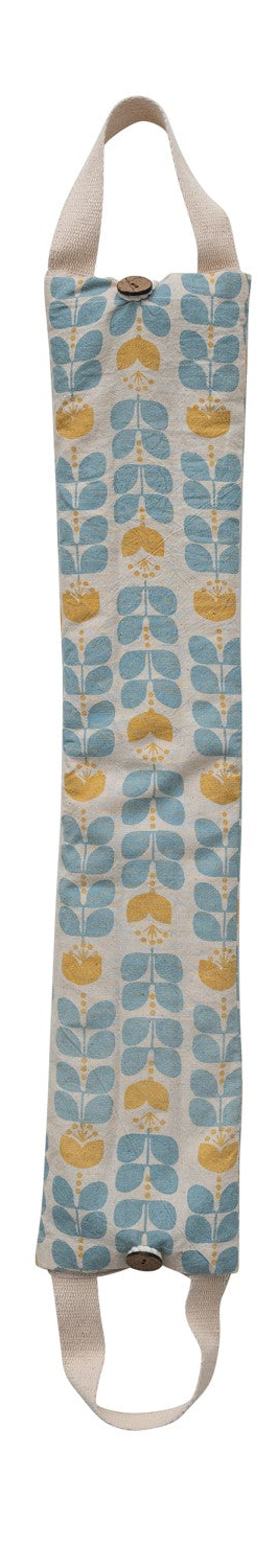 Microwaveable Floral Hot/Cold Neck Wrap Filled w/ Lentils & Lavender
