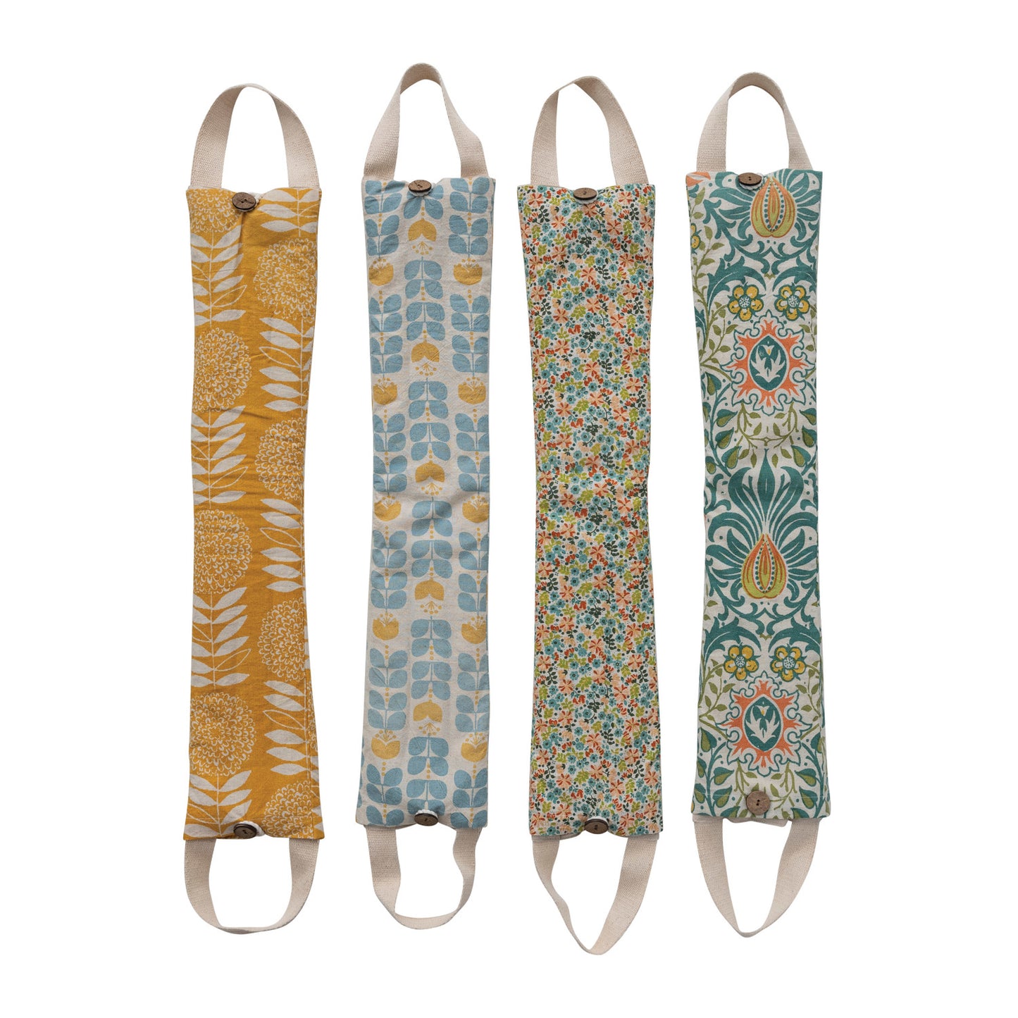 Microwaveable Floral Hot/Cold Neck Wrap Filled w/ Lentils & Lavender