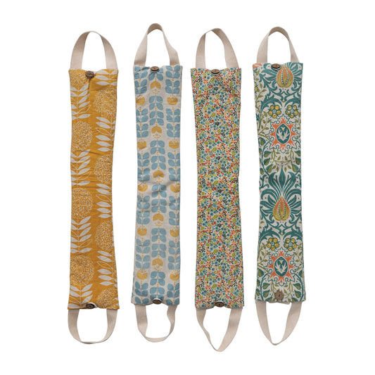 Microwaveable Floral Hot/Cold Neck Wrap Filled w/ Lentils & Lavender