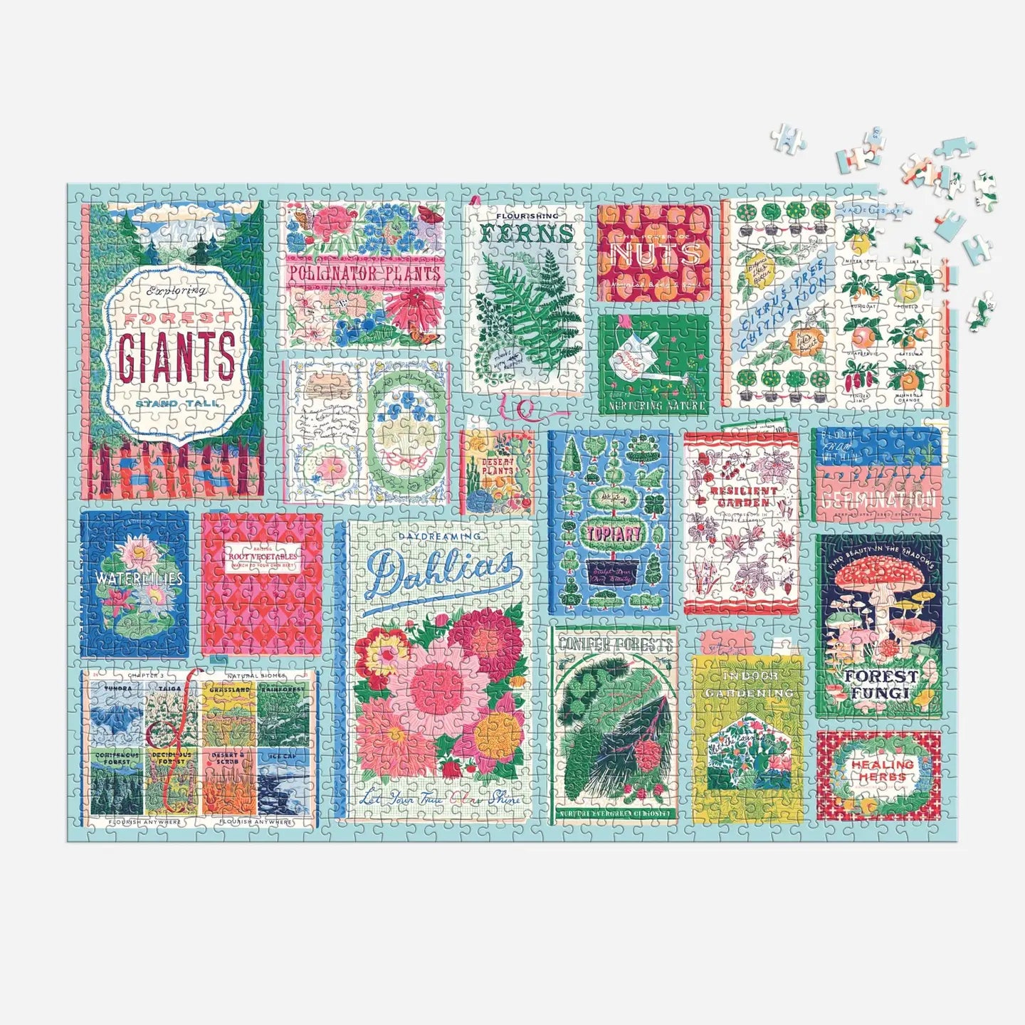 Ever Upward Botanist Bookshelf 1000pc Puzzle