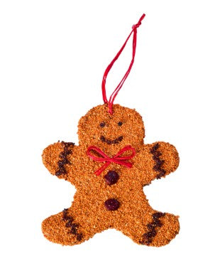 Mr. Bird Gingerbread Man Christmas Cookie