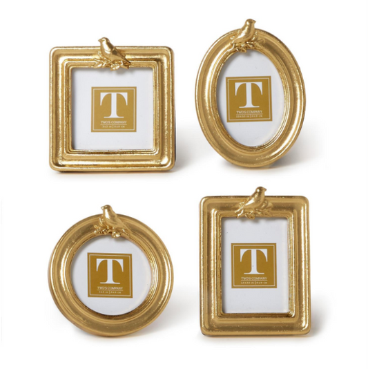 Gold Bird Photo Frame