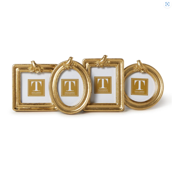Gold Bird Photo Frame