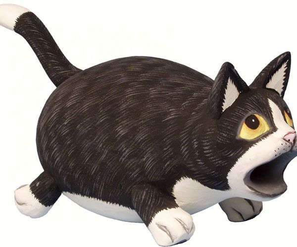 Gord-O Black Cat Birdhouse