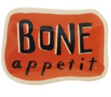 Stoneware Dish with Halloween Saying