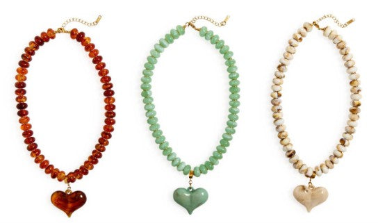 Heart Beaded Necklace