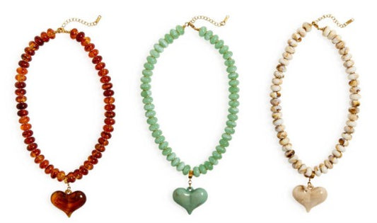 Heart Beaded Necklace