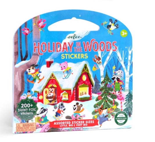 Holiday in the Woods Stickers