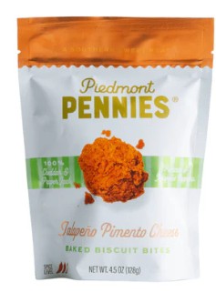 Piedmont Pennies Jalapeno Pimento Cheese, Medium Pouch 4.5oz