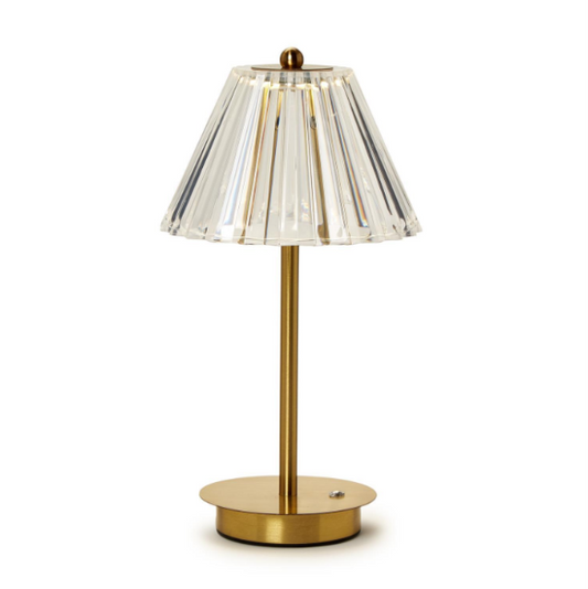 LED Portable Cordless Table Lamp with Acrylic Shade