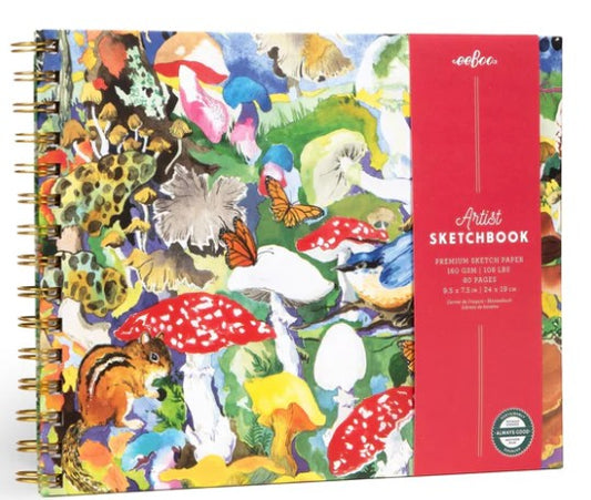 Mushroom Hardcover Artist Sketchbook