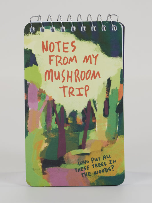 Mushroom Trip 3"x5" Spiral Notebook