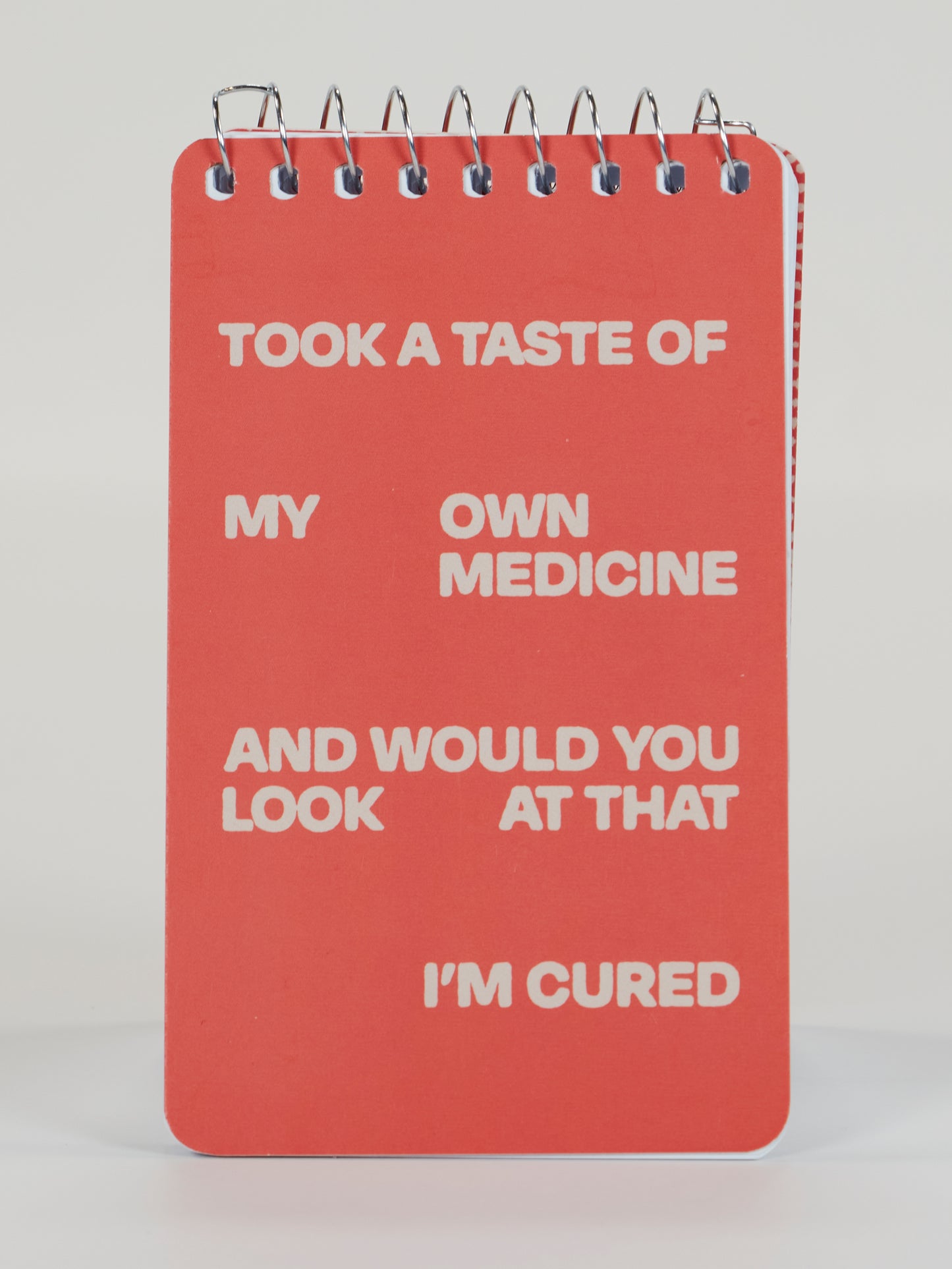 My Own Medicine 3"x5" Spiral Notebook