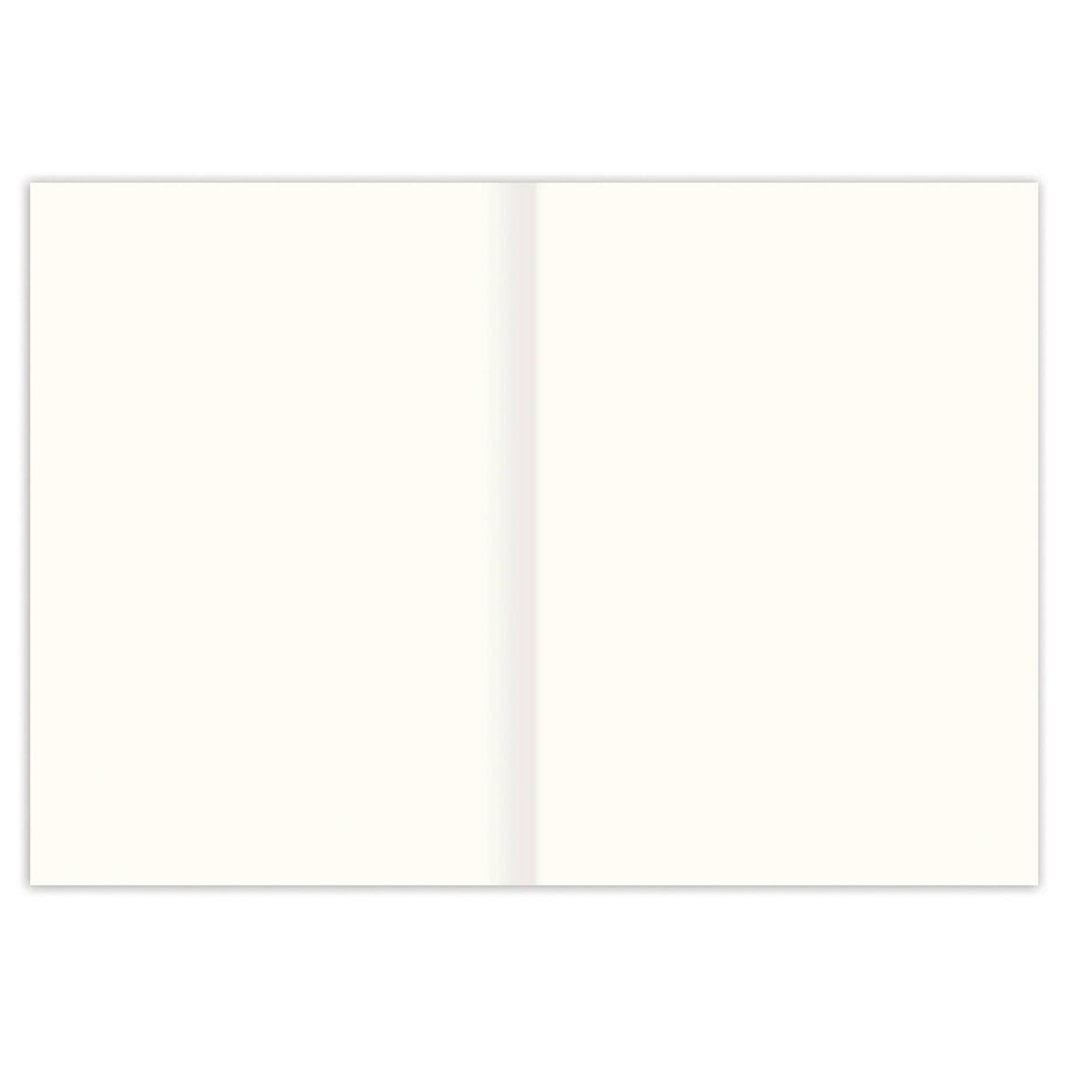 blank white greeting card