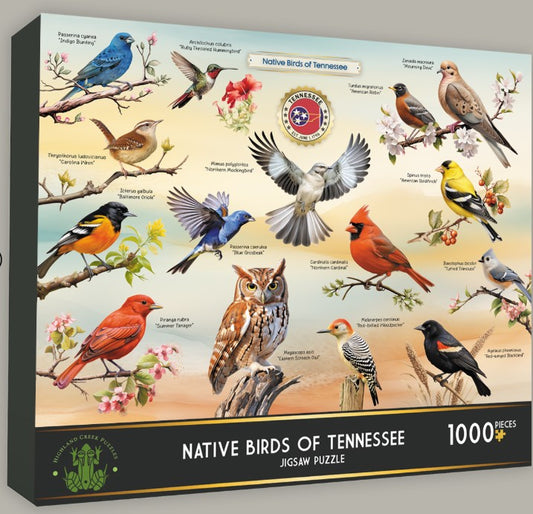 Native Birds of Tennessee Jigsaw Puzzle, 1000 pieces, songbirds, birding