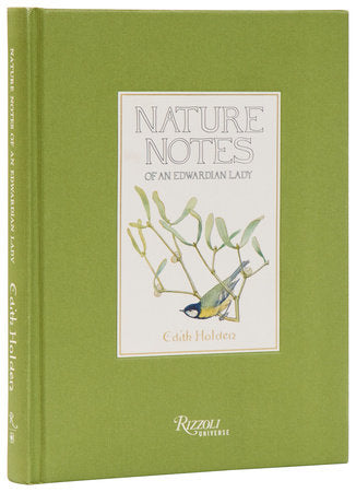 Green book titled 'Nature Notes of an Edwardian Lady' with a bird illustration on the cover.