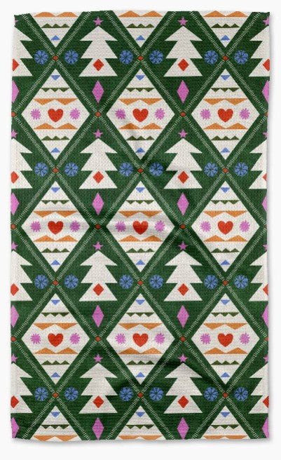 Geometry Tea Towels - Holiday