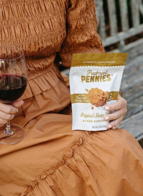 Piedmont Pennies Original Sharp Cheddar, Medium Bag 4.5oz