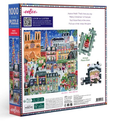Paris Christmas 1000pc Puzzle